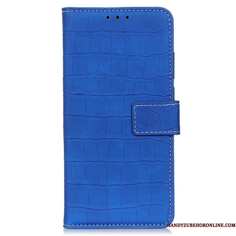 Flip Case voor Samsung Galaxy M23 5G Krokodillenhuidstijl