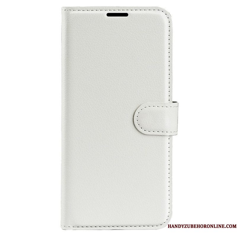 Flip Case voor Samsung Galaxy M33 5G Lychee Lederen Stijl