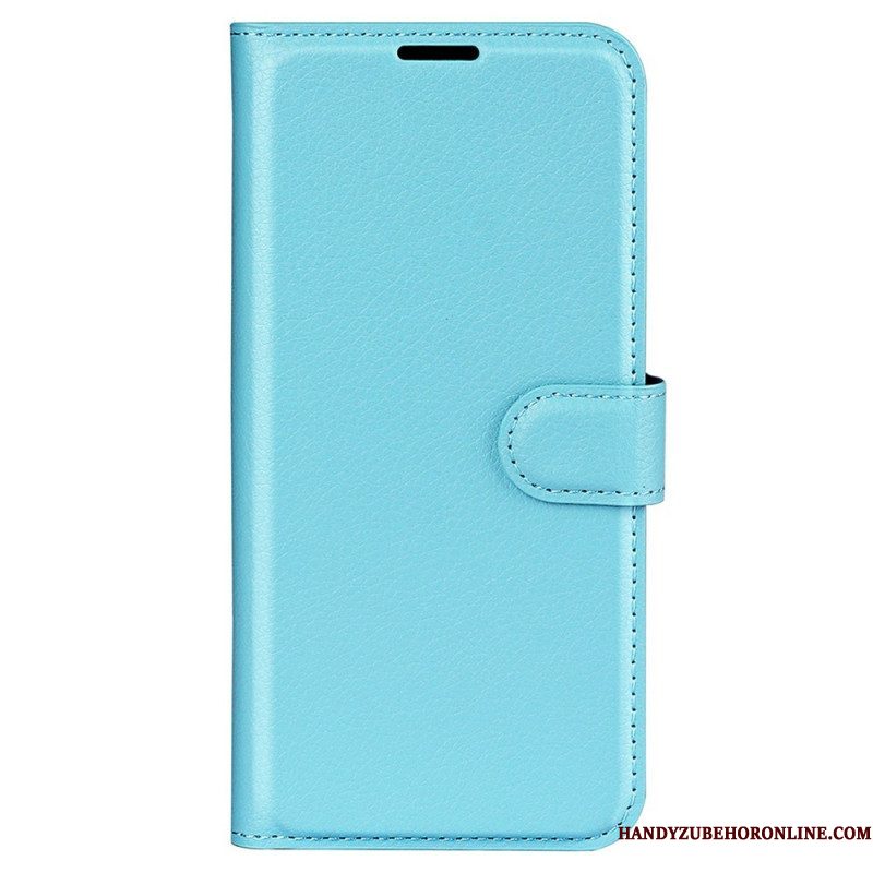 Flip Case voor Samsung Galaxy M33 5G Lychee Lederen Stijl