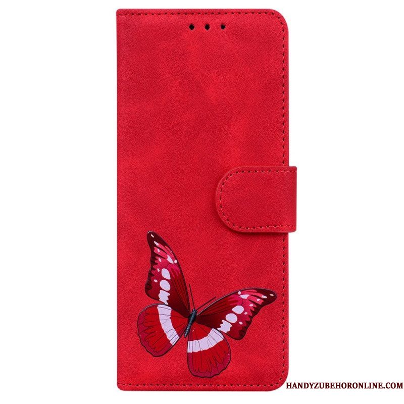 Flip Case voor Samsung Galaxy M53 5G Vlinder