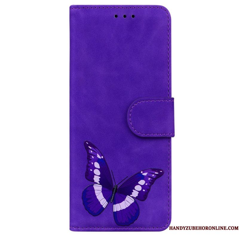 Flip Case voor Samsung Galaxy M53 5G Vlinder