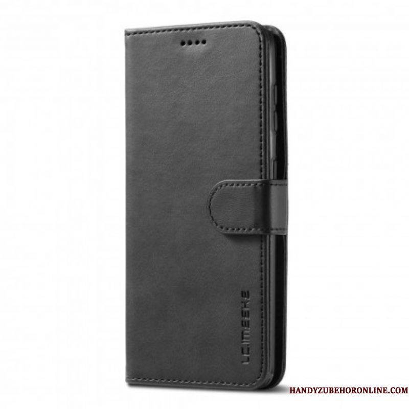 Flip Case voor Samsung Galaxy S21 5G Lc.imeeke Ledereffect