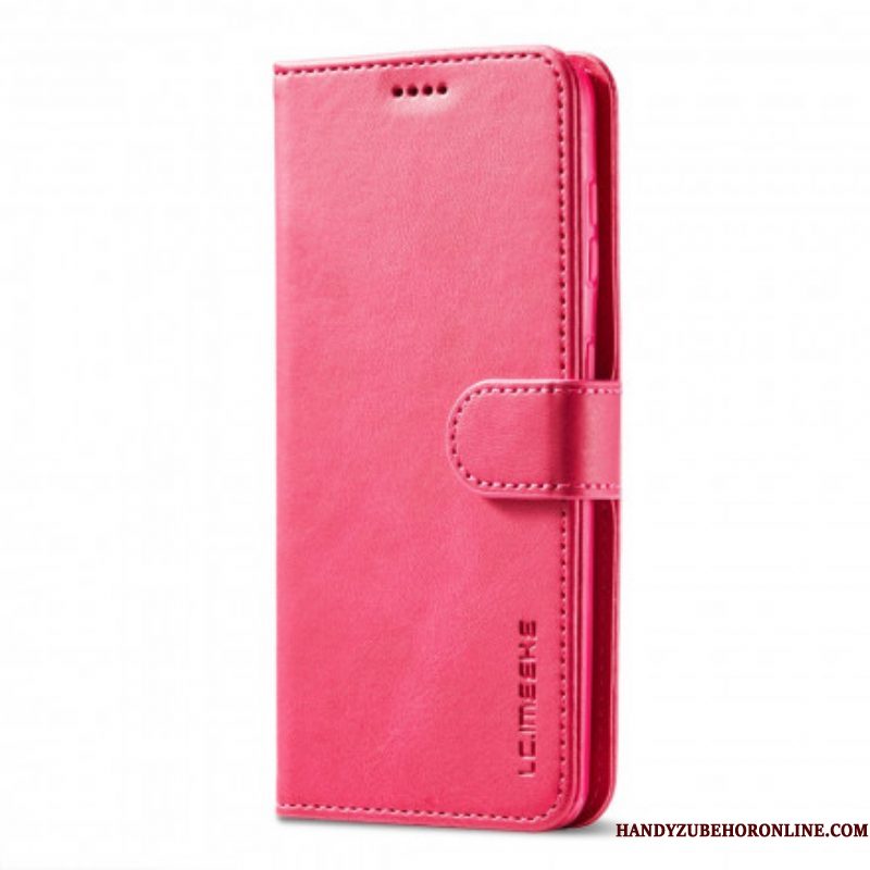 Flip Case voor Samsung Galaxy S21 5G Lc.imeeke Ledereffect