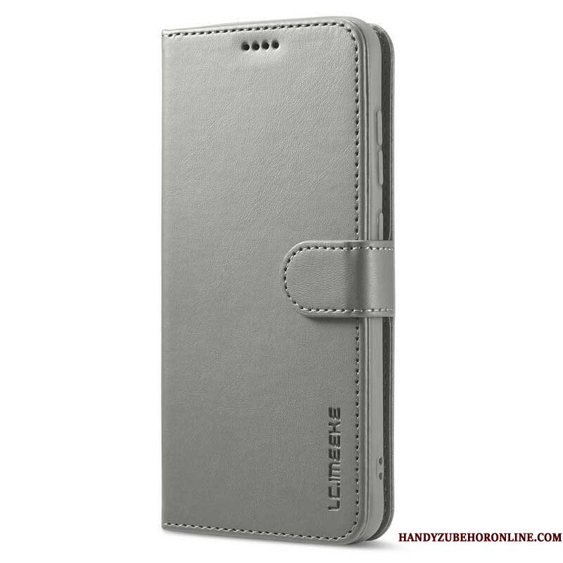 Flip Case voor Samsung Galaxy S21 FE Lc.imeeke Ledereffect