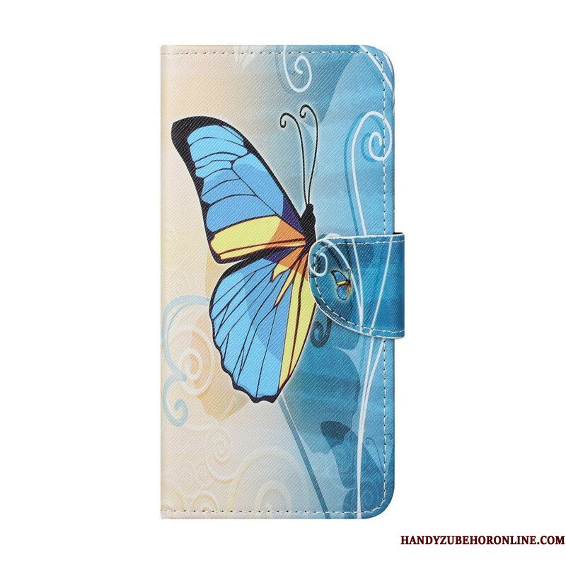 Flip Case voor Samsung Galaxy S21 FE Vlinders