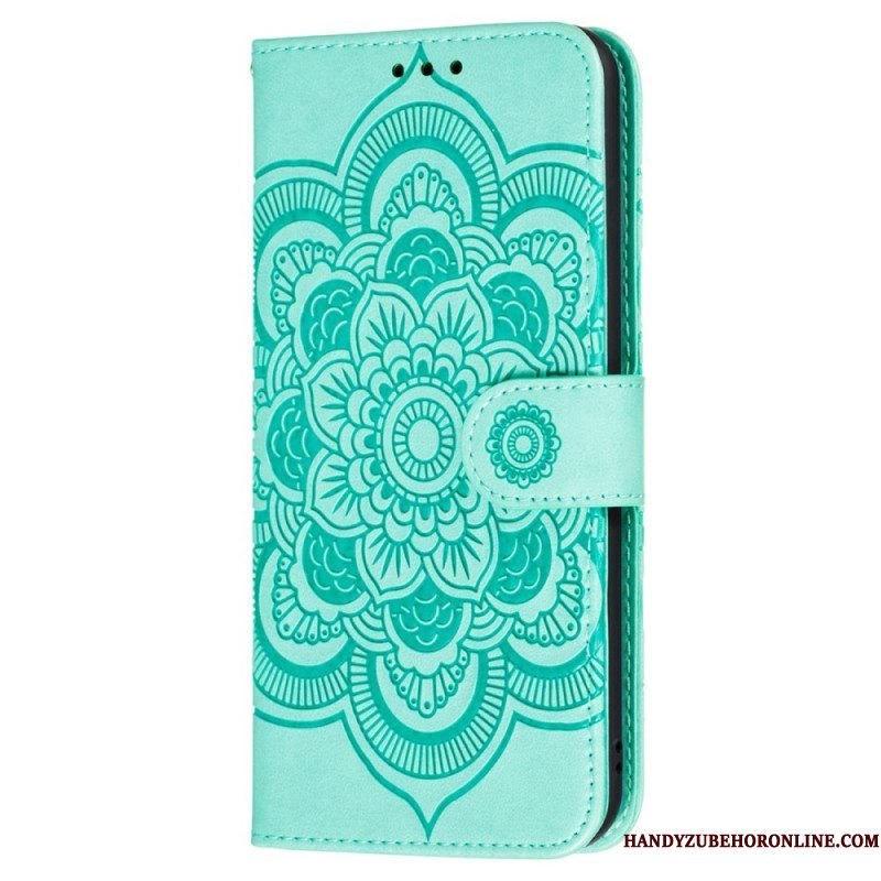 Flip Case voor Samsung Galaxy S22 5G Volledige Mandala
