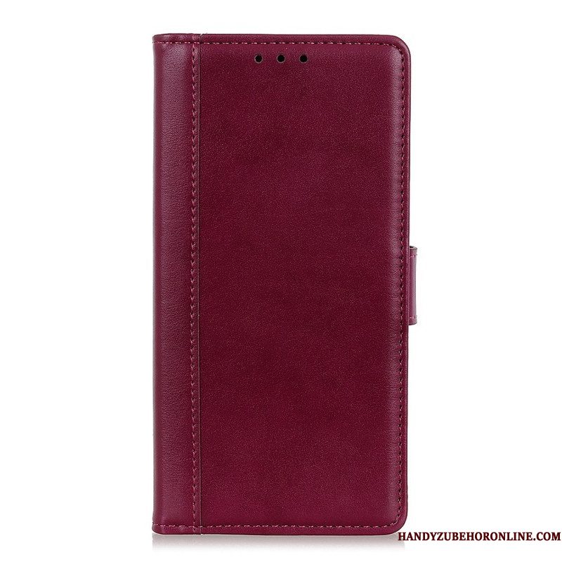 Flip Case voor Samsung Galaxy S23 5G Leren Styling