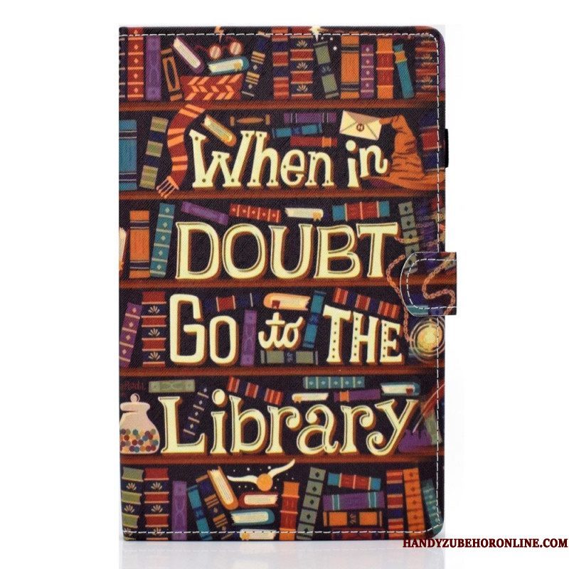 Flip Case voor Samsung Galaxy Tab A8 (2021) Bibliotheek