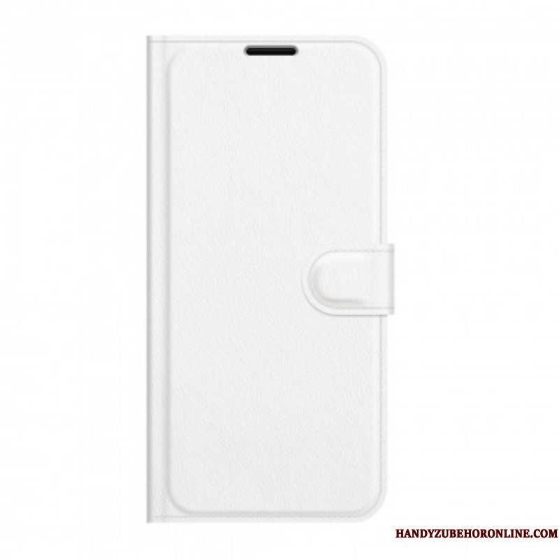 Flip Case voor Sony Xperia 1 III Klassiek Lychee-effect