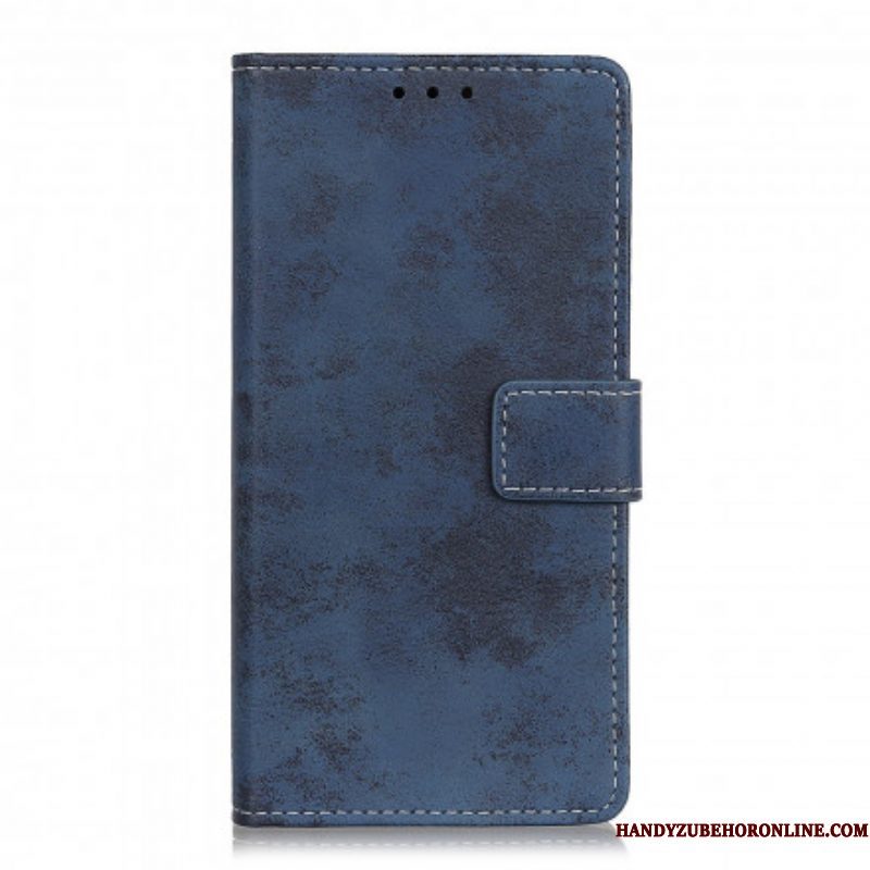 Flip Case voor Sony Xperia 1 III Vintage Leereffect