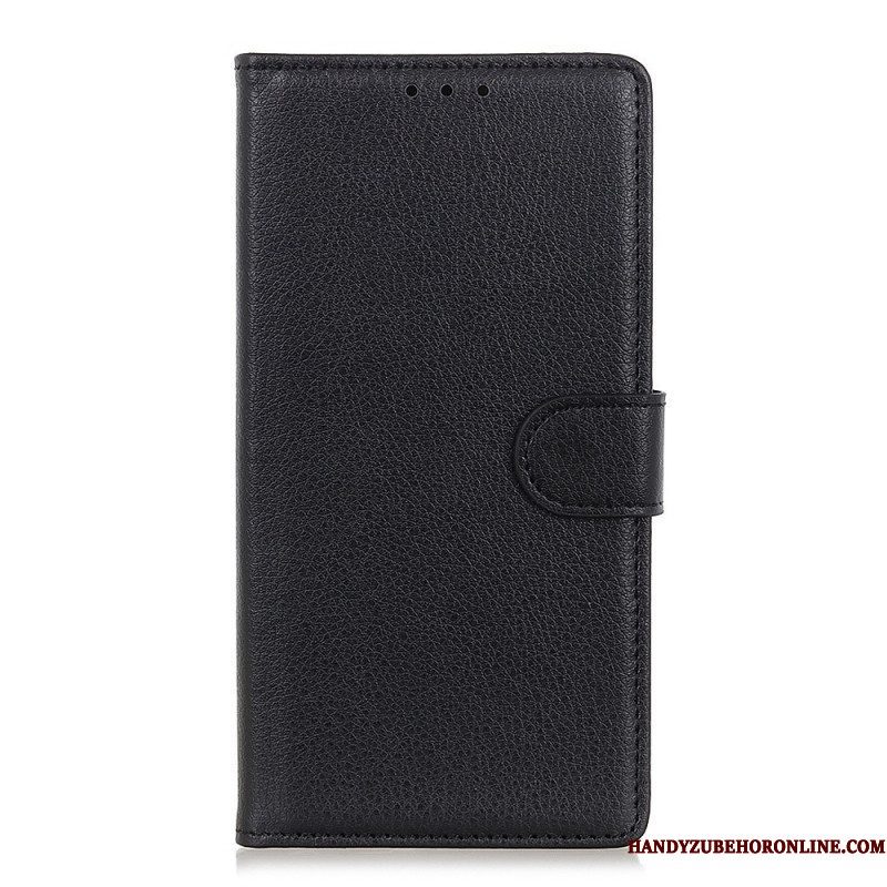 Flip Case voor Sony Xperia 10 IV Traditioneel Kunstleer