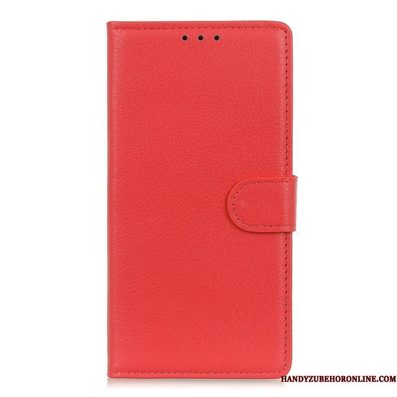 Flip Case voor Sony Xperia 10 IV Traditioneel Kunstleer