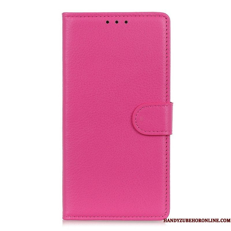 Flip Case voor Sony Xperia 10 IV Traditioneel Kunstleer