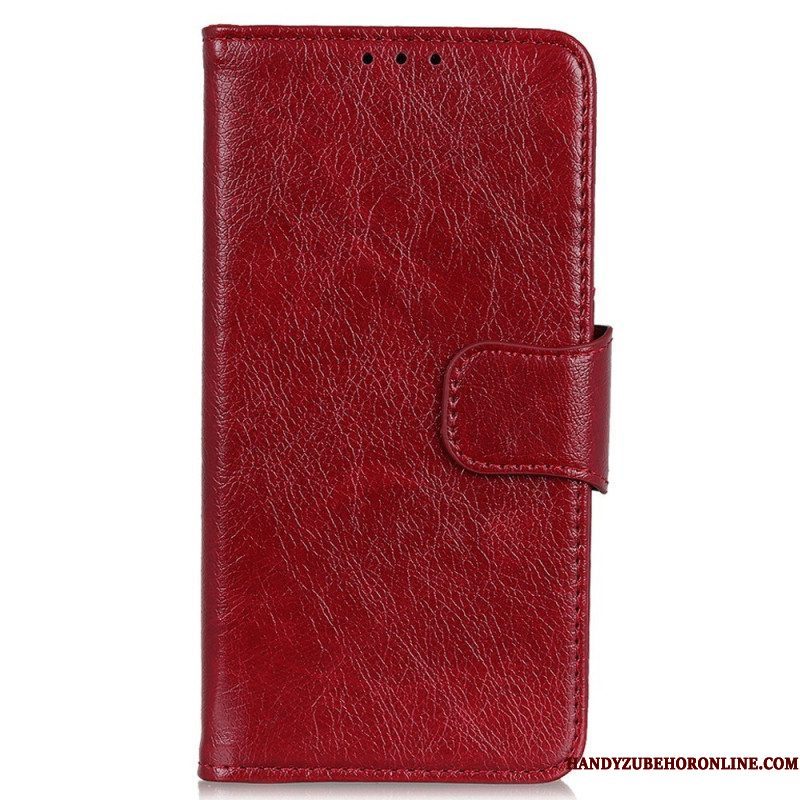 Flip Case voor Sony Xperia 5 IV Nappa Splitleer