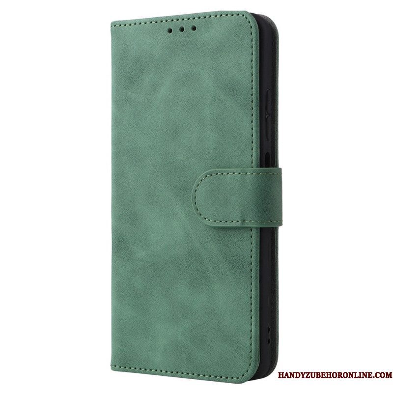 Flip Case voor Xiaomi Redmi Note 11 / 11S Skin-touch Met Sleutelkoord