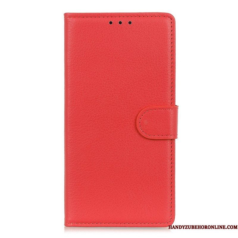 Flip Case voor Xiaomi Redmi Note 11 Pro / 11 Pro 5G Traditioneel Litchi Kunstleer