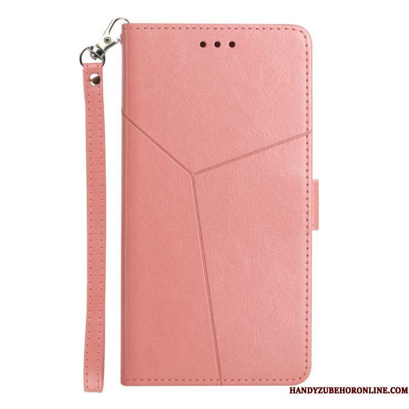 Flip Case voor Xiaomi Redmi Note 12 4G Met Ketting Y Strappy-ontwerp