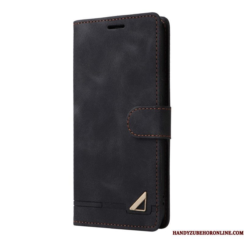 Flip Case voor Xiaomi Redmi Note 12 5G Leren Styling