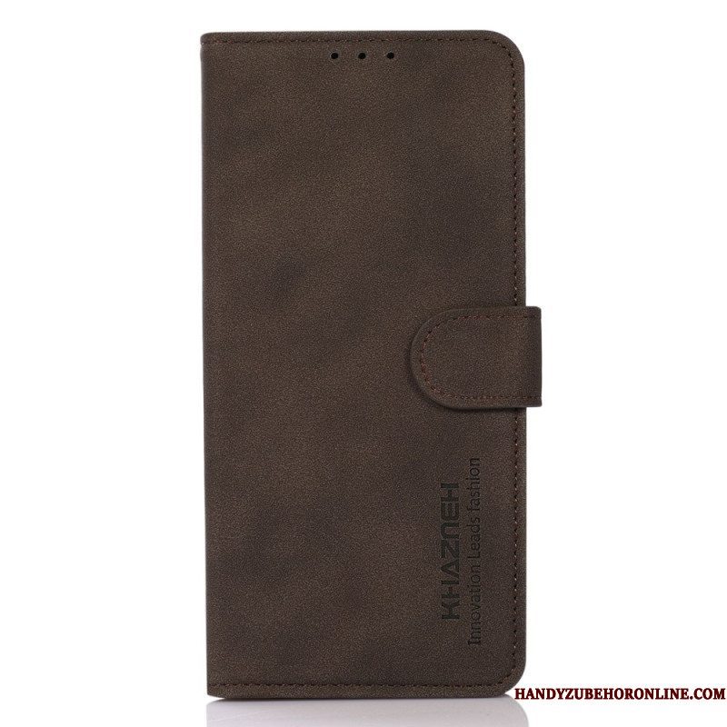 Flip Case voor Xiaomi Redmi Note 12 Pro Plus Khazneh Modieus Leereffect