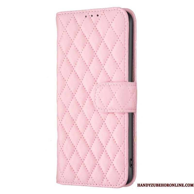 Flip Case voor iPhone 15 Plus Gewatteerd