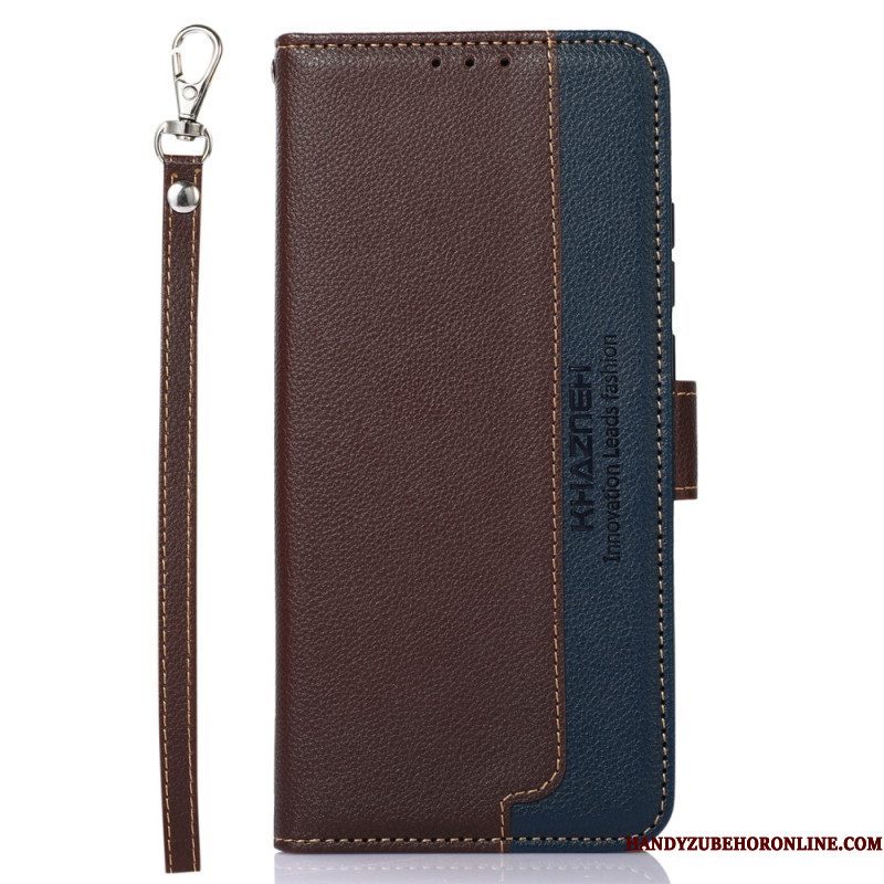 Flip Case voor iPhone 15 Rfid Khazneh