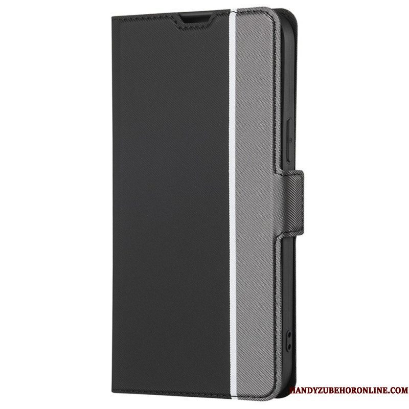 Folio-hoesje voor Huawei Mate 50 Pro Ultrafijn Tweekleurig