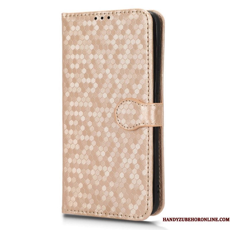Folio-hoesje voor Huawei P60 Pro Met Ketting 3d-patroon Met Riempje