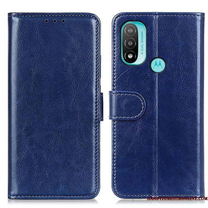 Folio-hoesje voor Moto E40 / E30 / E20 Bevroren Finesse