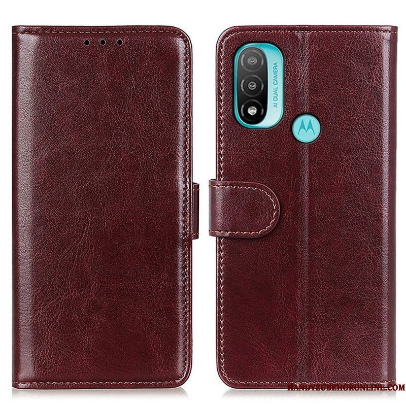 Folio-hoesje voor Moto E40 / E30 / E20 Bevroren Finesse