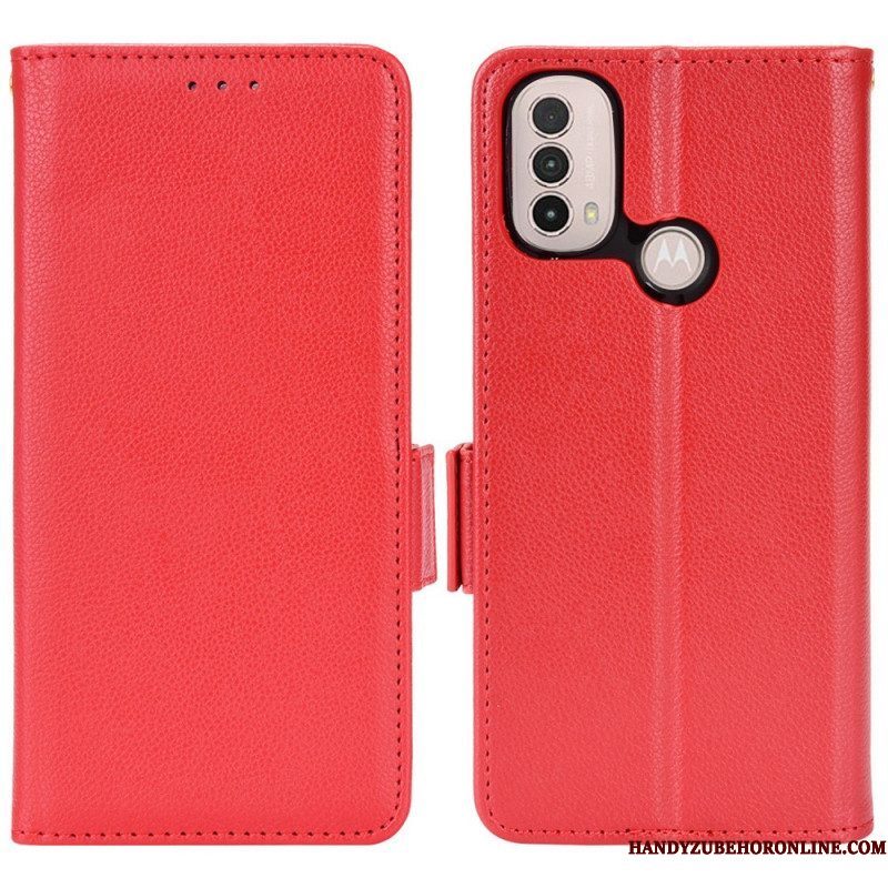 Folio-hoesje voor Moto E40 / E30 / E20 Flip Case Flap Dubbele Nieuwe Kleuren