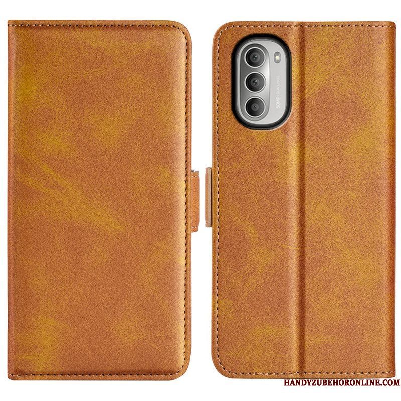 Folio-hoesje voor Moto G51 5G Flip Case Dubbele Klep