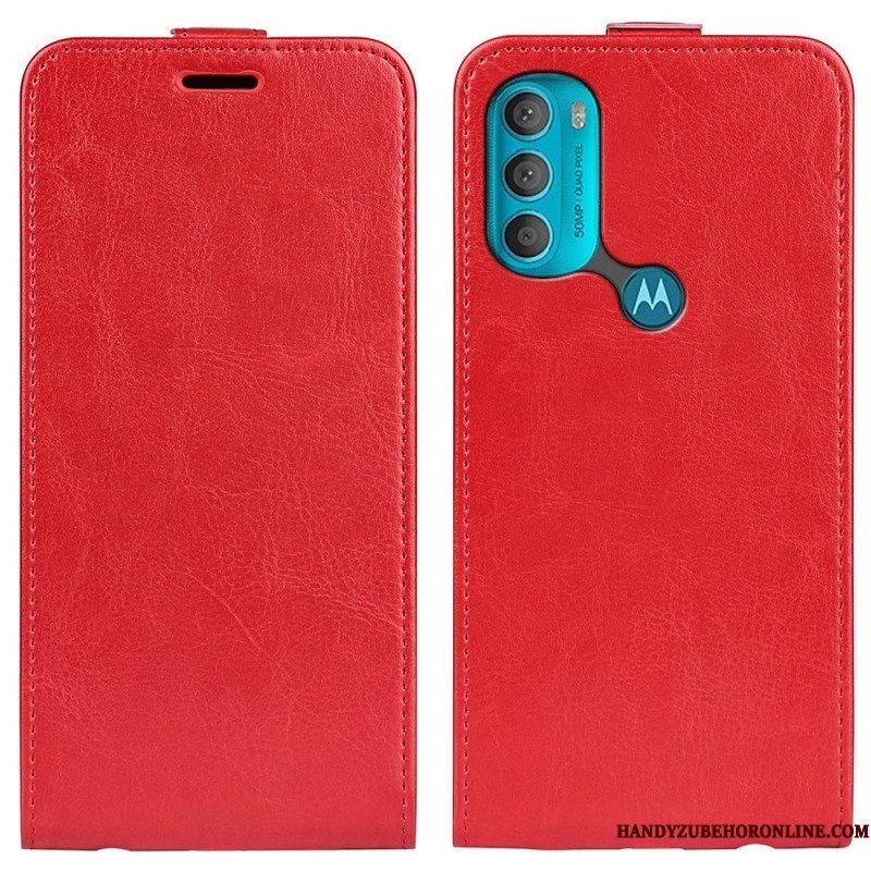 Folio-hoesje voor Moto G71 5G Flip Case Retro Opvouwbaar