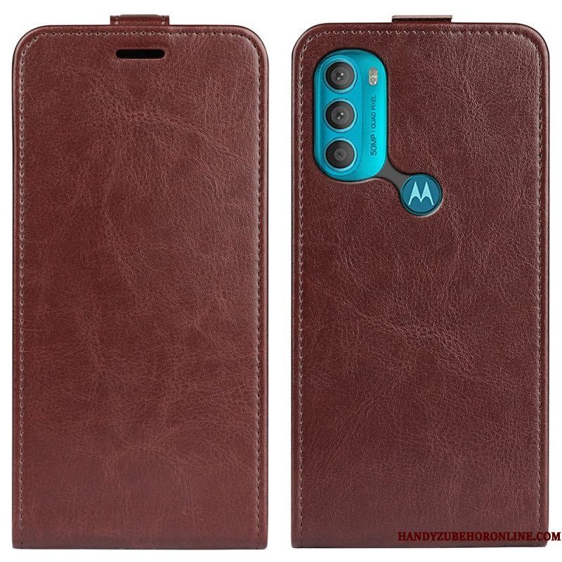 Folio-hoesje voor Moto G71 5G Flip Case Retro Opvouwbaar