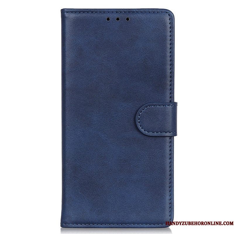 Folio-hoesje voor Moto G73 5G Mat Kunstleer