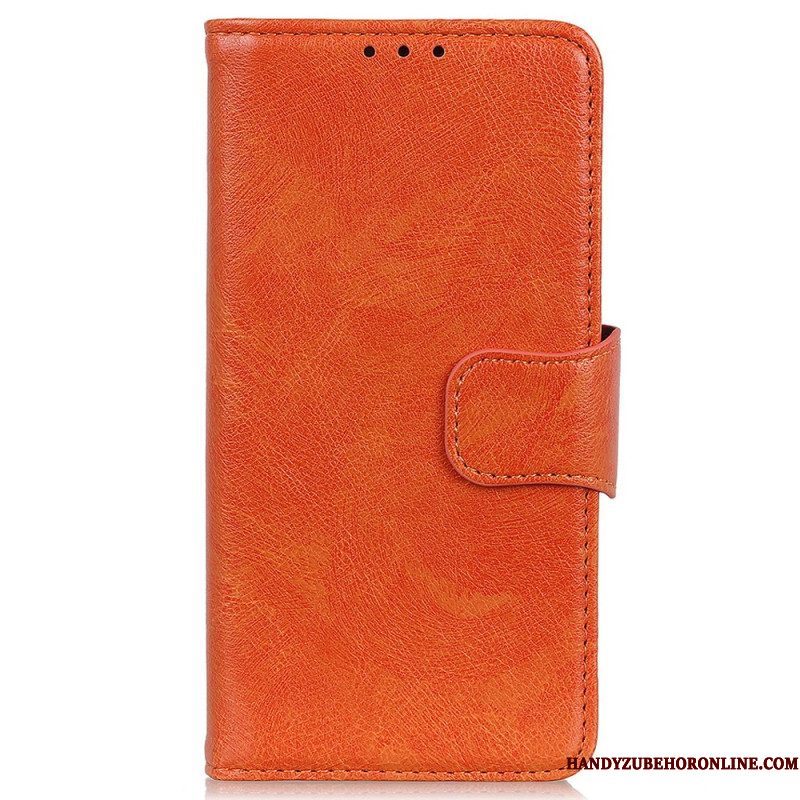 Folio-hoesje voor Moto G73 5G Nappa Splitleer