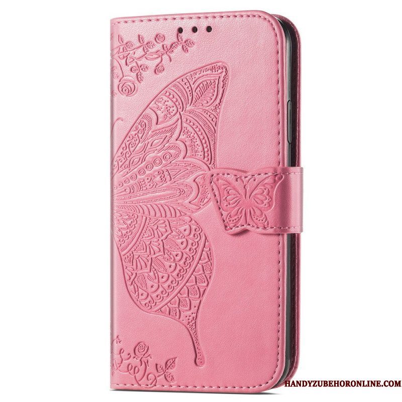 Folio-hoesje voor Motorola Edge 20 Pro Halve Vlinders