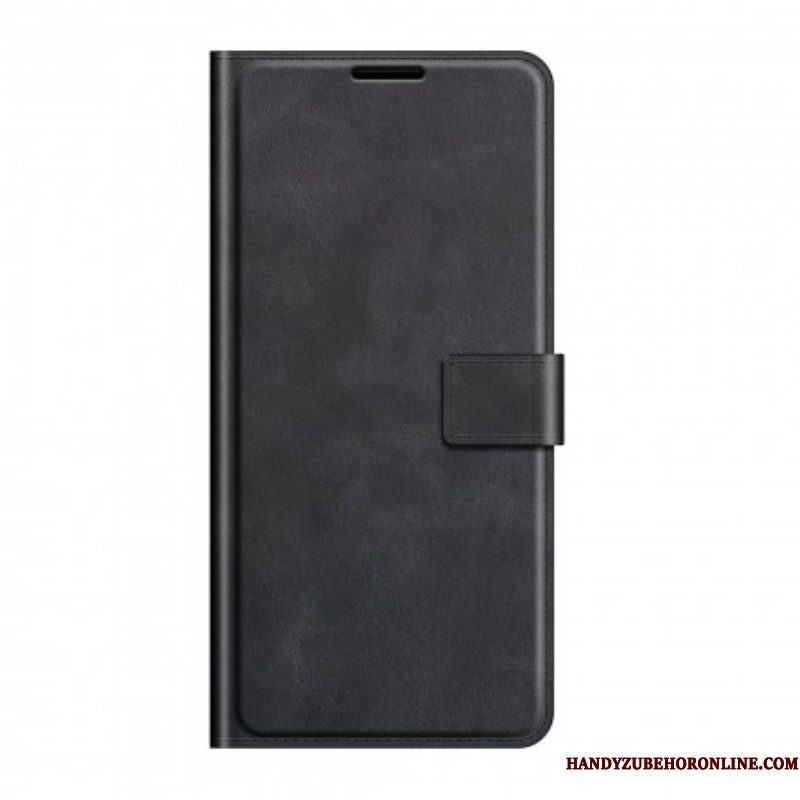 Folio-hoesje voor Motorola Edge 20 Pro Slank Extreem Leereffect