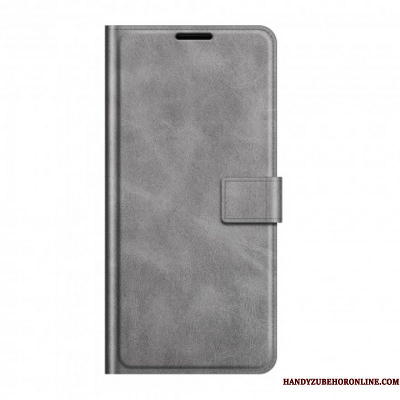 Folio-hoesje voor Motorola Edge 20 Pro Slank Extreem Leereffect