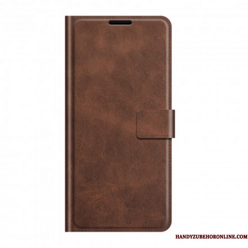 Folio-hoesje voor Motorola Edge 20 Pro Slank Extreem Leereffect