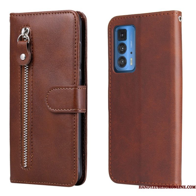 Folio-hoesje voor Motorola Edge 20 Pro Vintage Portemonnee