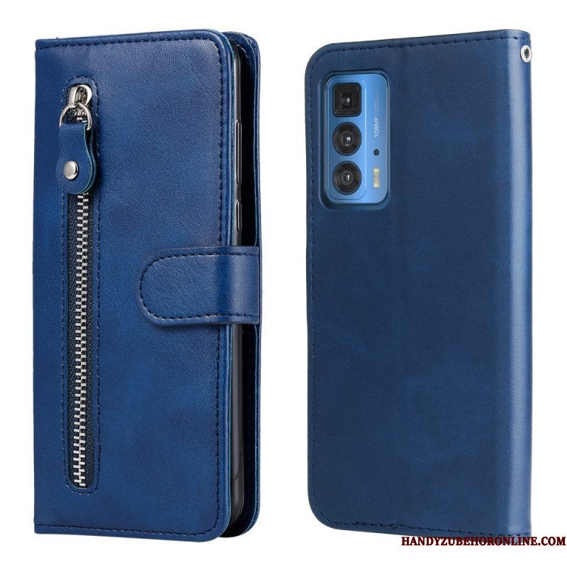 Folio-hoesje voor Motorola Edge 20 Pro Vintage Portemonnee