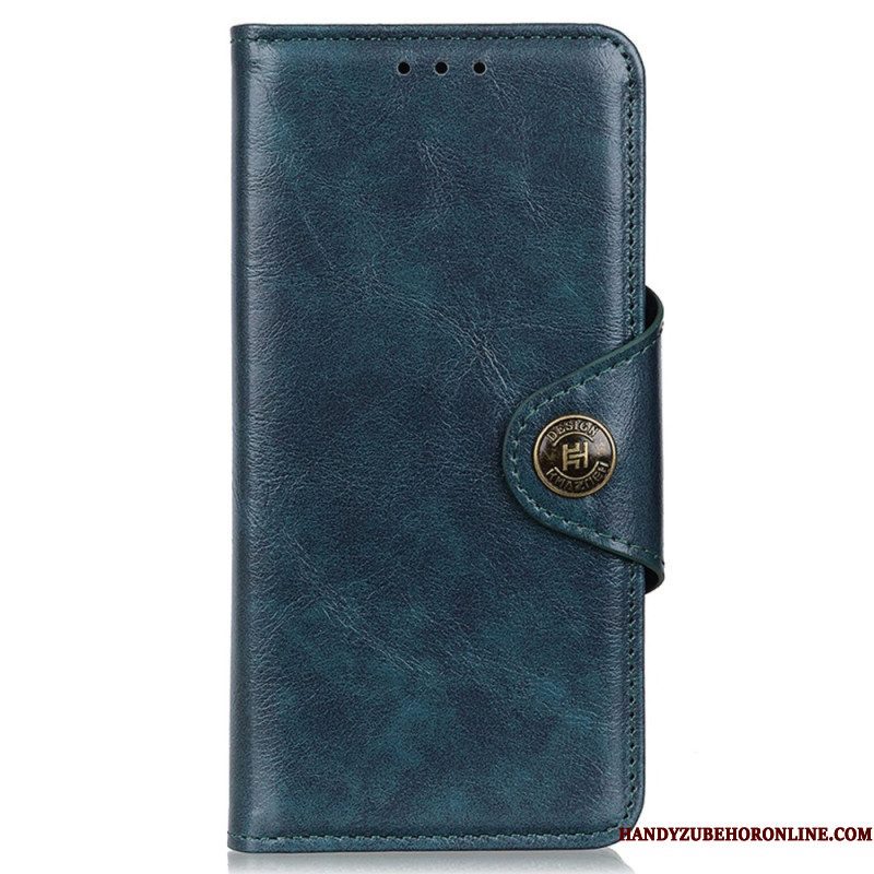 Folio-hoesje voor Motorola Edge 40 Pro Gelakte Knoop Khazneh