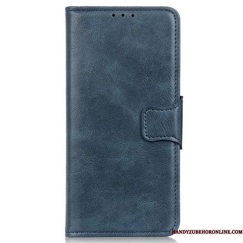 Folio-hoesje voor Motorola Edge 40 Pro Stijl Lederen Gesp Omkeerbaar