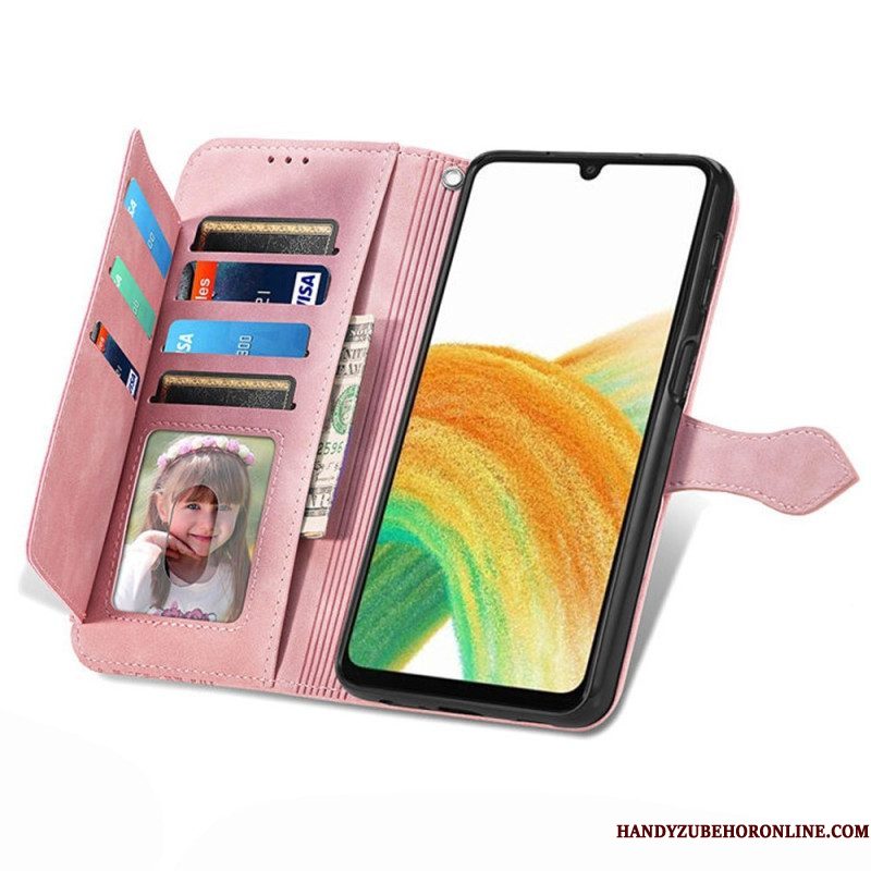 Folio-hoesje voor Samsung Galaxy A13 Kaarthouder Standaard