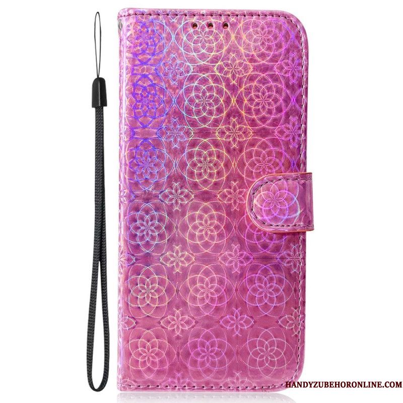 Folio-hoesje voor Samsung Galaxy A14 / A14 5G Disco-stijl