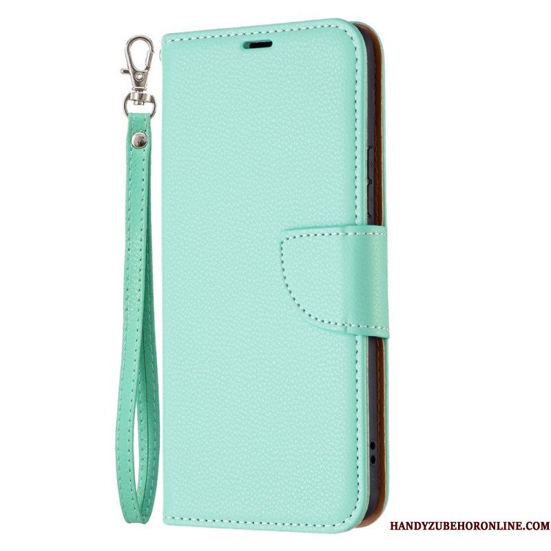 Folio-hoesje voor Samsung Galaxy A53 5G Lychee Schuine Sluiting