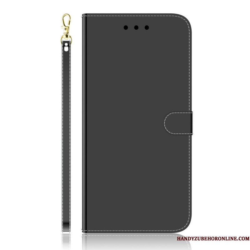 Folio-hoesje voor Samsung Galaxy A53 5G Spiegelhoes Van Imitatieleer