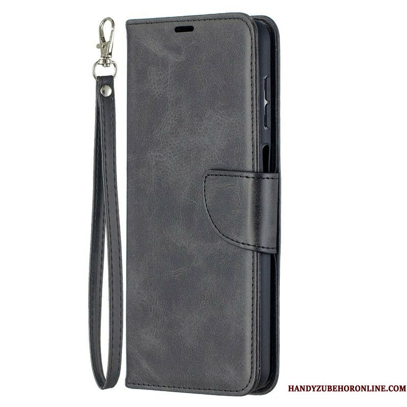 Folio-hoesje voor Samsung Galaxy M12 / A12 Flip Case Gladde Flap Schuin