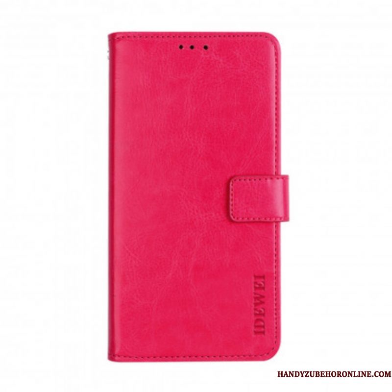 Folio-hoesje voor Samsung Galaxy M12 / A12 Imitatieleer Idewei