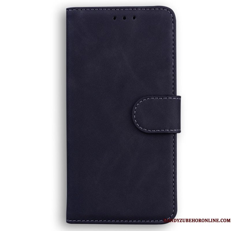 Folio-hoesje voor Samsung Galaxy M13 Couture-leereffect